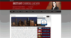 Desktop Screenshot of criminaldefenseattorneyinhouston.com